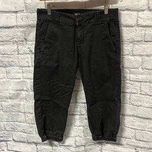 Hudson cropped jeans | washed black | size 26
